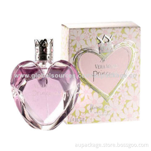 Paper box with embossing and silver foil stamping